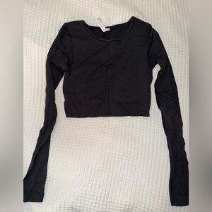 lululemon athletica Black Crop Top